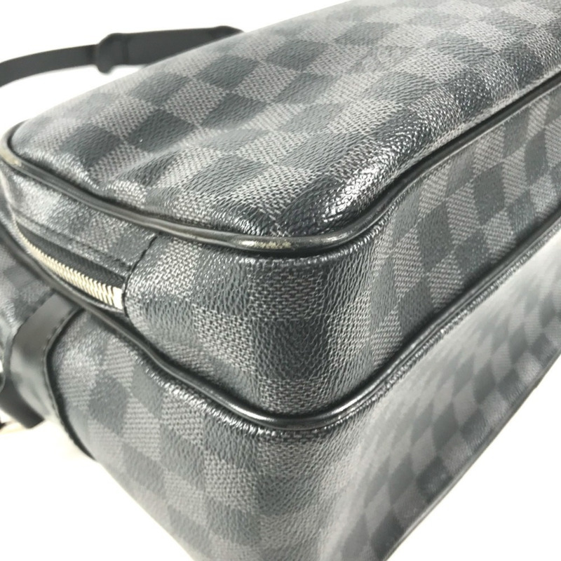 路易威登 N45252 Damier Graphite Io 背包，黑色，男女款-4