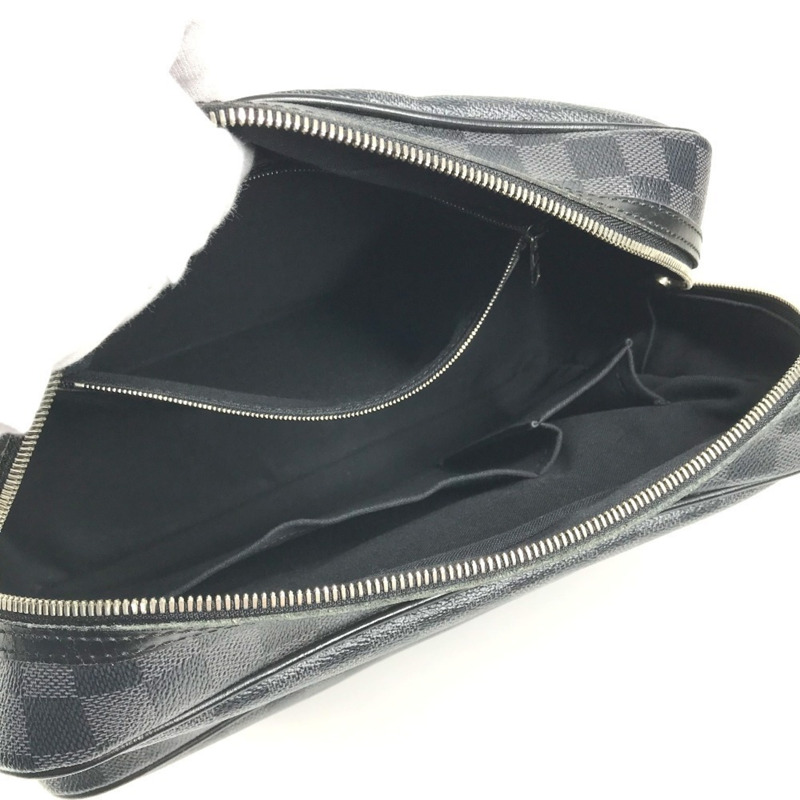 路易威登 N45252 Damier Graphite Io 背包，黑色，男女款-7