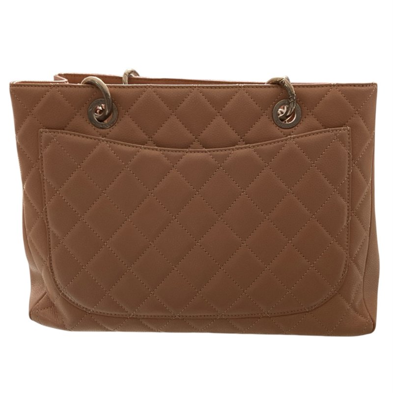 CHANEL 香奈兒 GST TOTE BAG 托特包 奶茶色-1