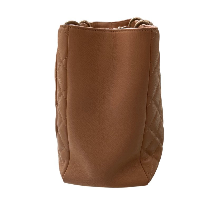 CHANEL 香奈兒 GST TOTE BAG 托特包 奶茶色-3