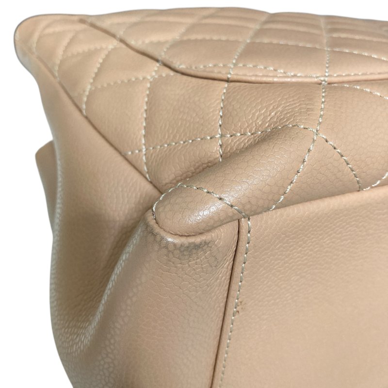 CHANEL 香奈兒 GST TOTE BAG 托特包 奶茶色-7