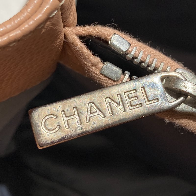 CHANEL 香奈兒 GST TOTE BAG 托特包 奶茶色-12