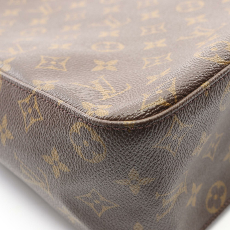 路易威登 Looping GM 單肩包 M51145 Monogram 帆布皮革棕色二手-5