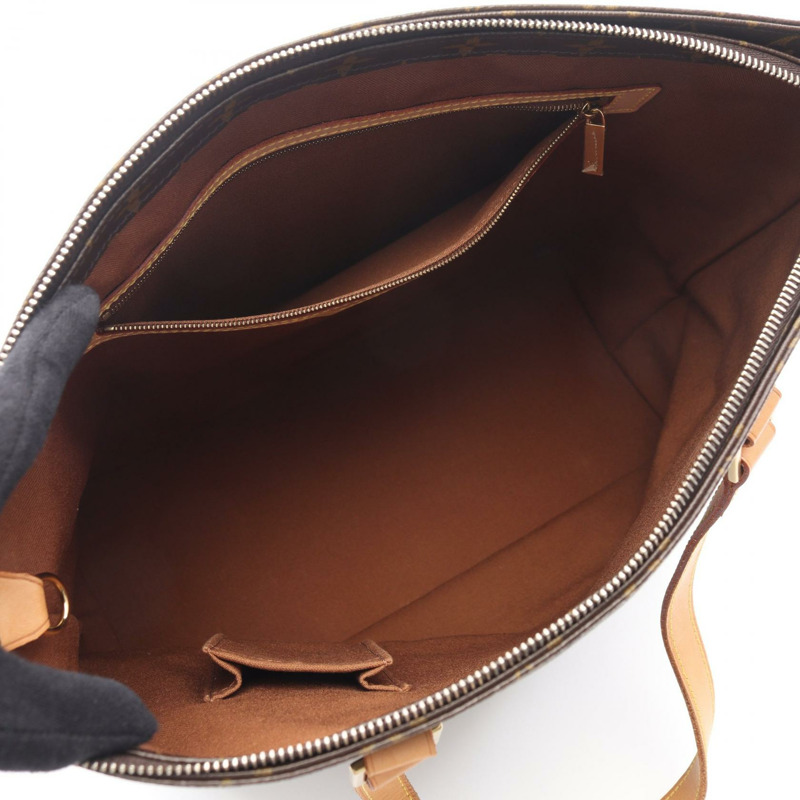 路易威登 Cabas Mezzo Shoudler 托特包 M51151 Monogram 帆布皮革 二手-2