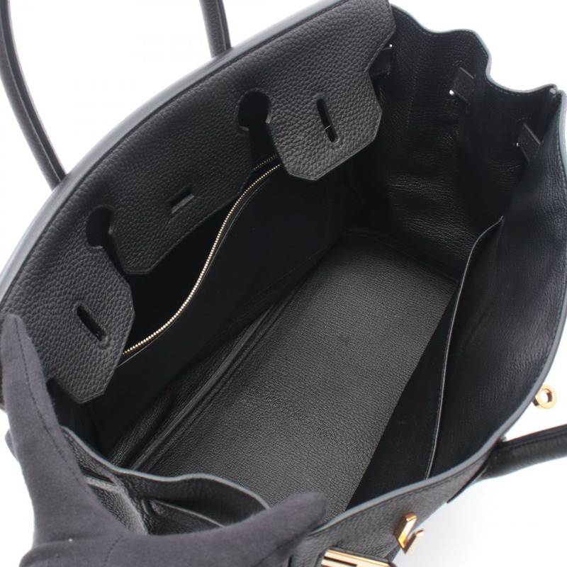 愛馬仕 Birkin 30 手提包，Togo 皮革，黑色，金色五金，二手，女士款-2