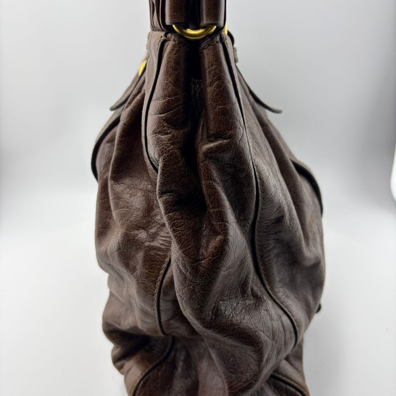 Miu Miu 皺褶手提托特包-4