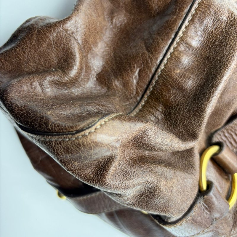 Miu Miu 皺褶手提托特包-11