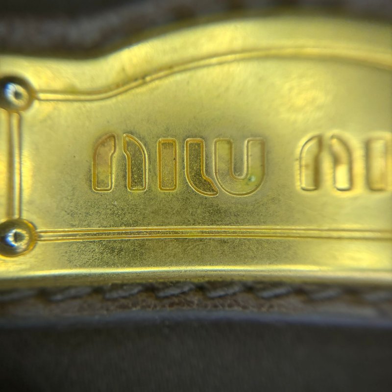 Miu Miu 皺褶手提托特包-13