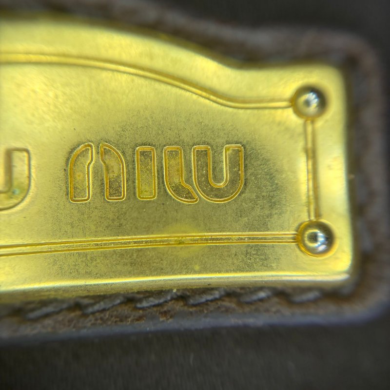 Miu Miu 皺褶手提托特包-19