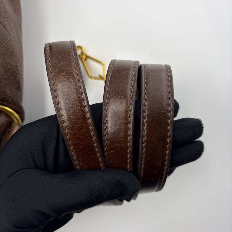 Miu Miu 皺褶手提托特包-21