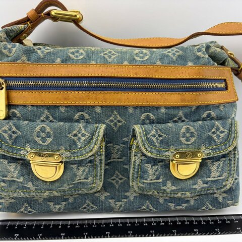 Louis Vuitton Monogram Denim Baggy PM 單肩包