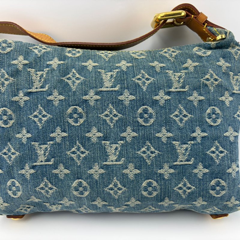 Louis Vuitton Monogram Denim Baggy PM 單肩包-6