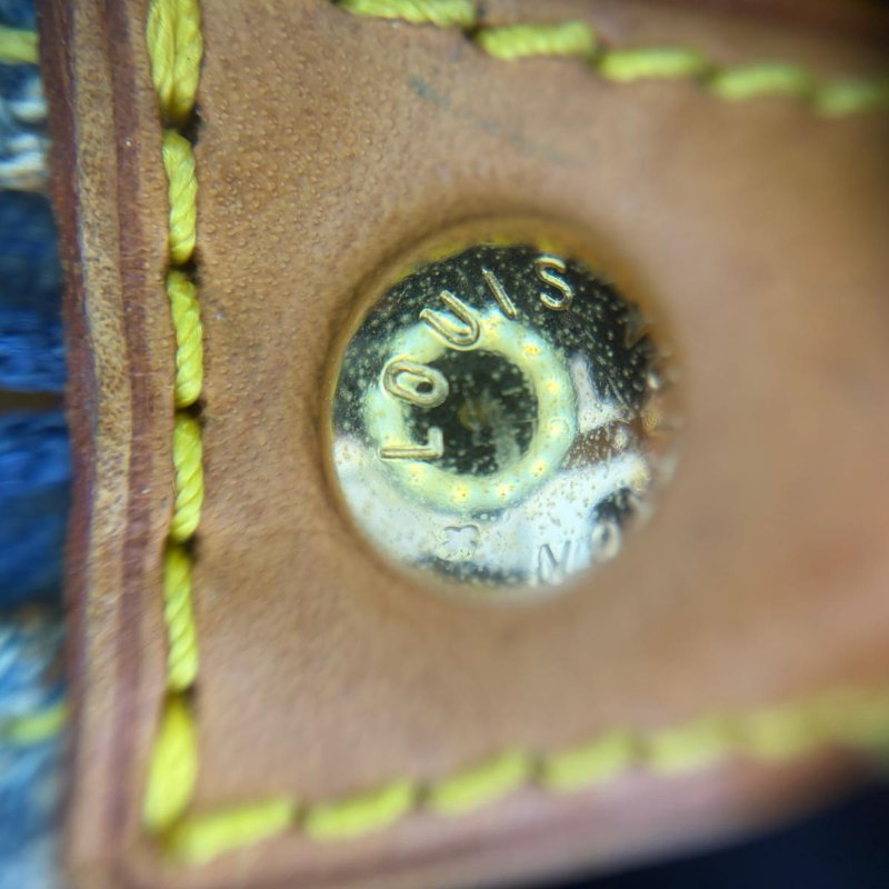 Louis Vuitton Monogram Denim Baggy PM 單肩包-16