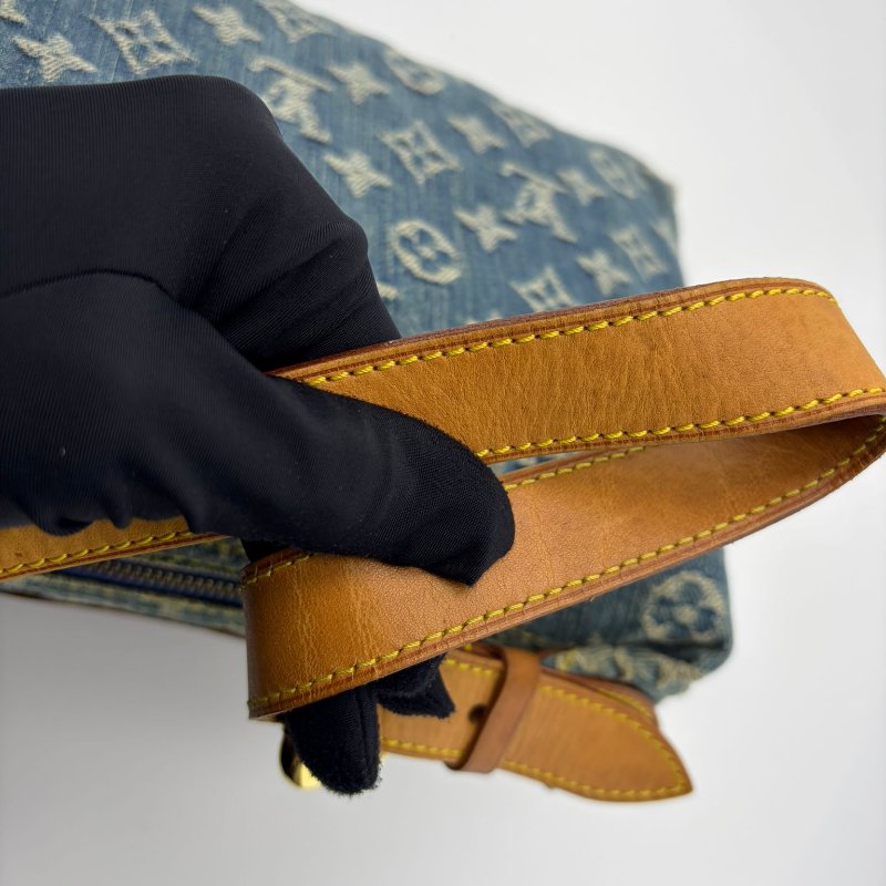 Louis Vuitton Monogram Denim Baggy PM 單肩包-23