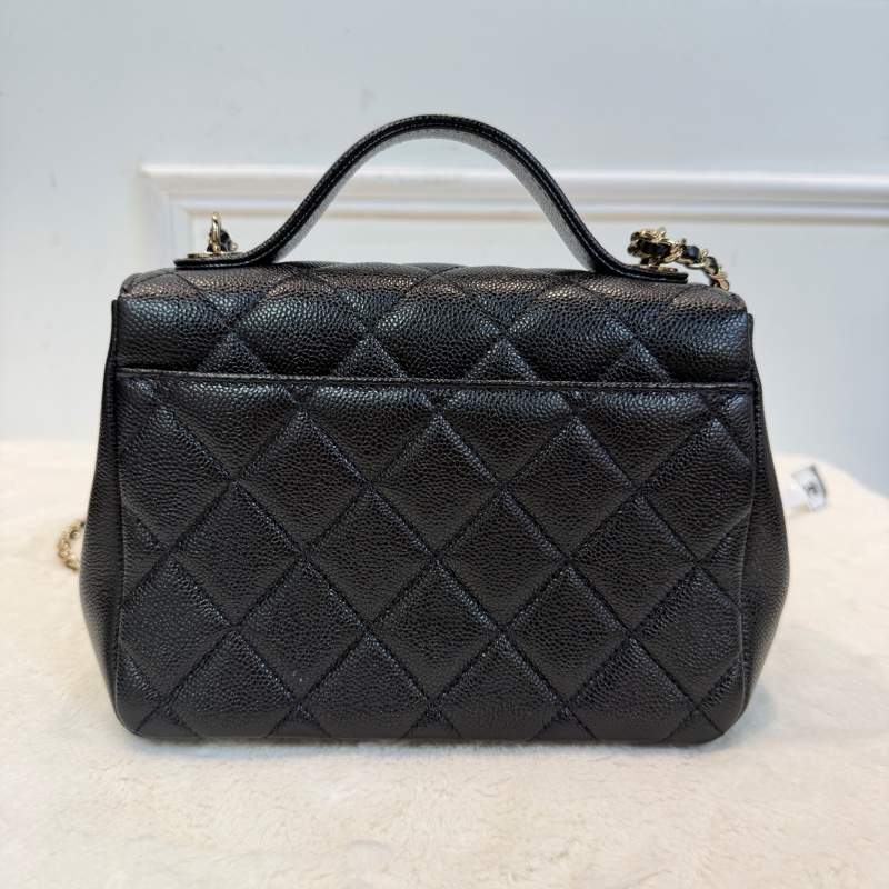 不易撞款經典黑色🫢Chanel 郵差包 Business Affinity Flap Bag-2