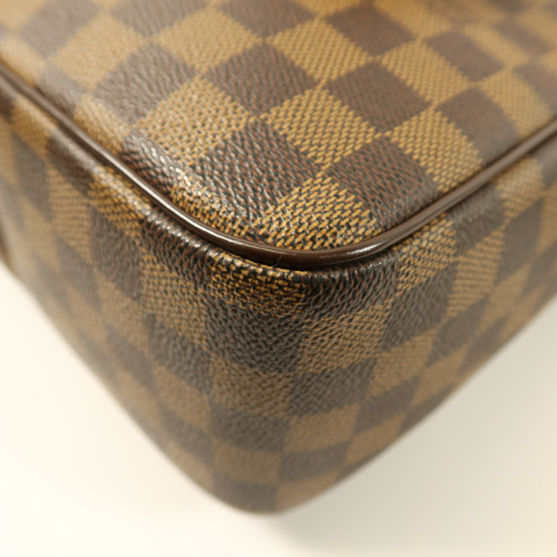 LOUIS VUITTON Damier Olaf MM金扣肩背袋-5