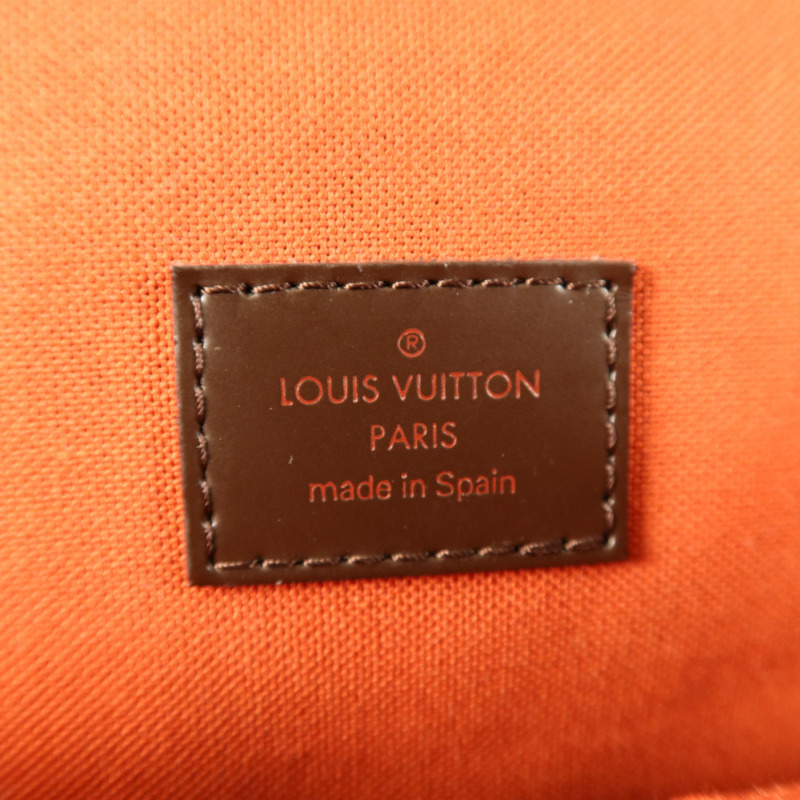 LOUIS VUITTON Damier Olaf MM金扣肩背袋-9