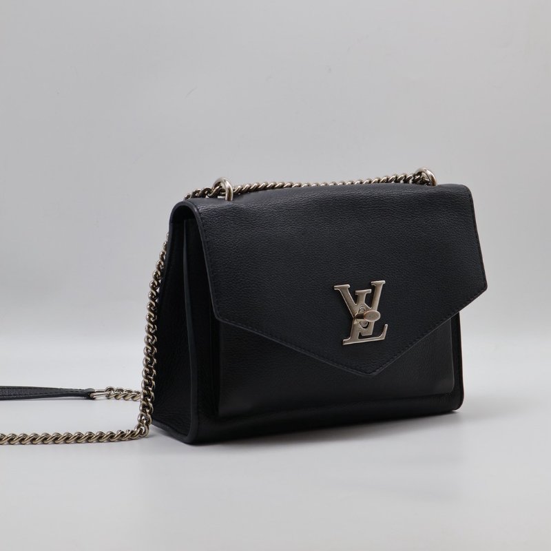 LOUIS VUITTON My lock me斜背包 - 黑銀-1