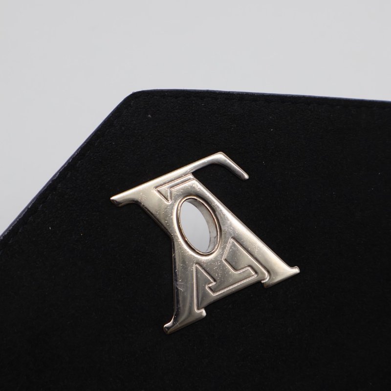 LOUIS VUITTON My lock me斜背包 - 黑銀-11