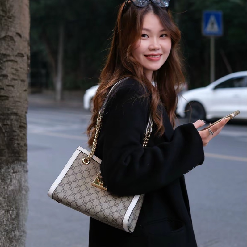 Gucci Padlock小號 襯衫必備單品🖤-7