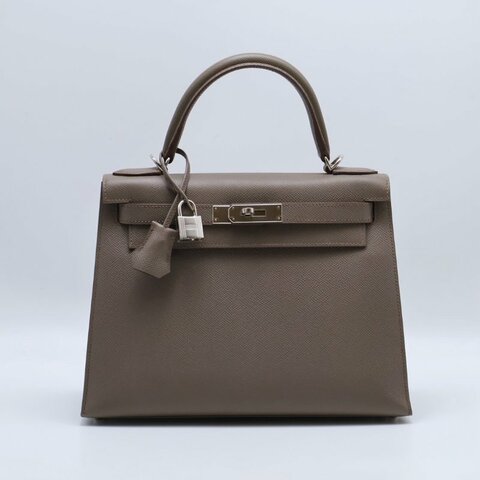 HERMES Kelly 28 - 錫器灰銀 A