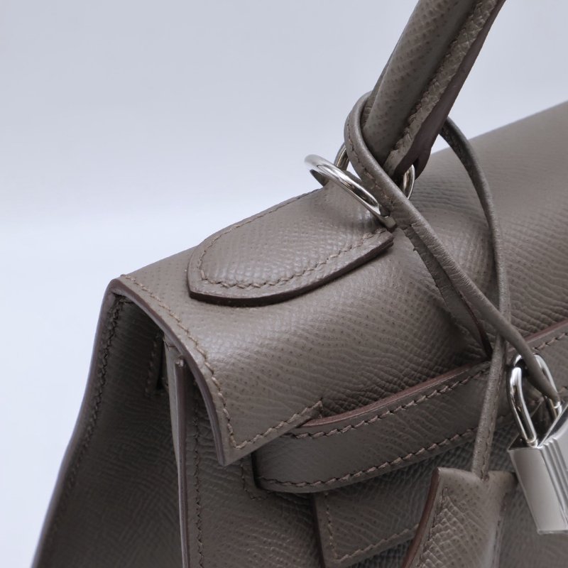 HERMES Kelly 28 - 錫器灰銀 A-7
