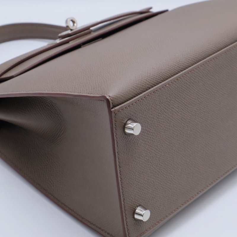 HERMES Kelly 28 - 錫器灰銀 A-18