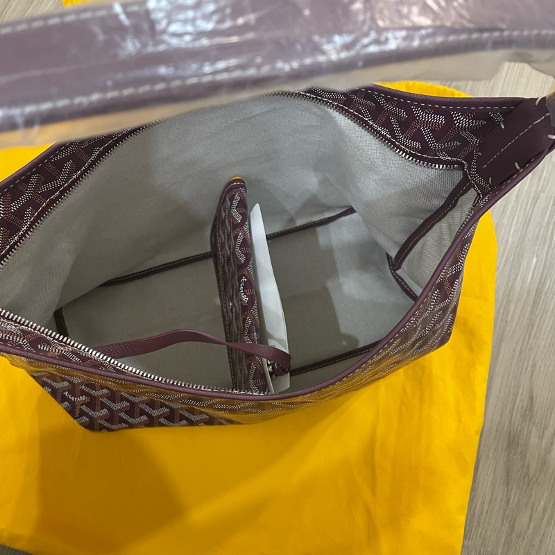 Goyard Hobo 酒紅色 古力娜扎同款-4