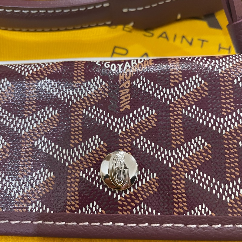 Goyard Hobo 酒紅色 古力娜扎同款-7