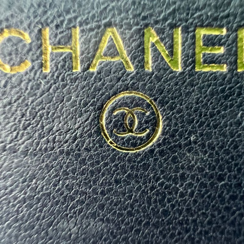 Chanel 牛仔菱格長款拉鍊皮夾-2