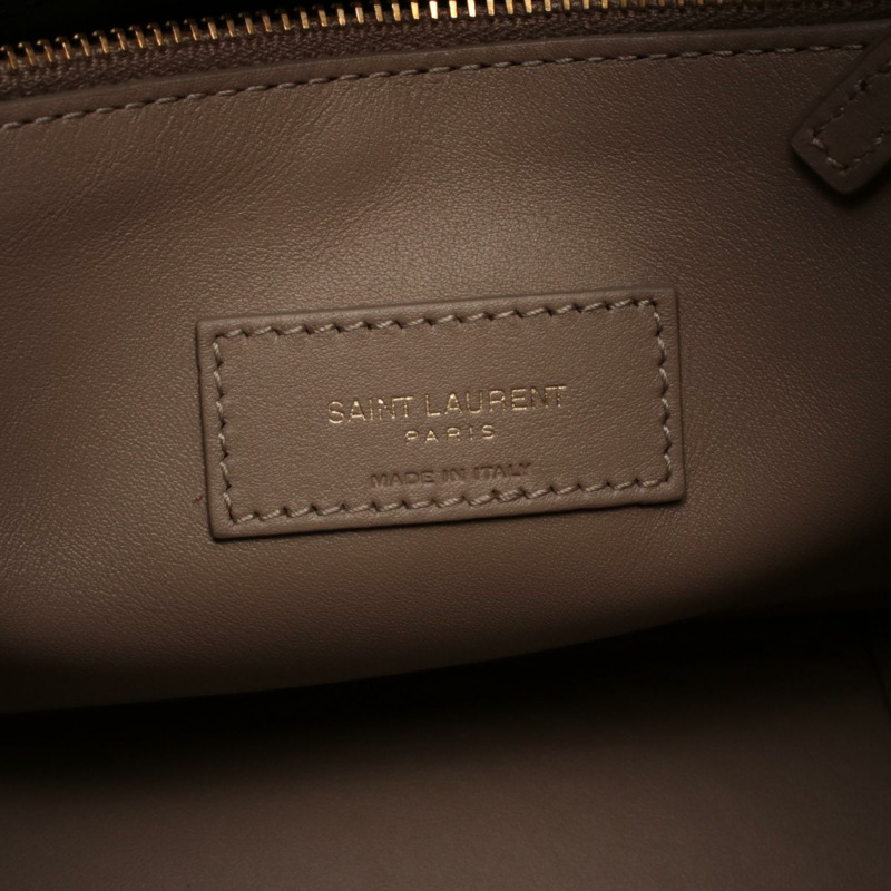 SAINT LAURENT PARIS Le 5 a 7 單肩包 713938 皮革 米色 二手 女士 YSL-3