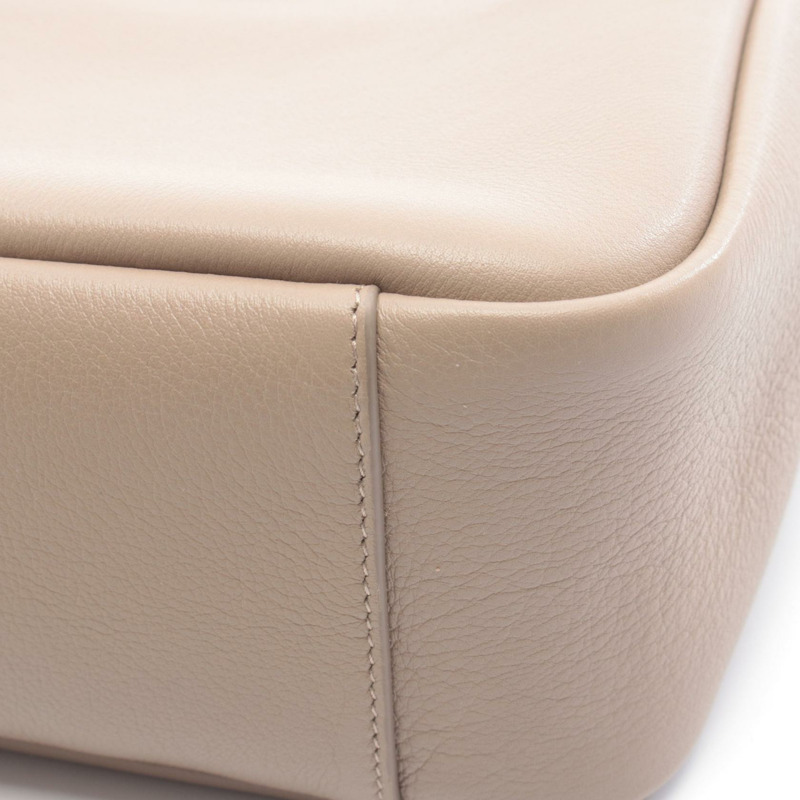 SAINT LAURENT PARIS Le 5 a 7 單肩包 713938 皮革 米色 二手 女士 YSL-4