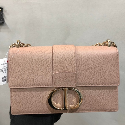 Dior Montaigne 30玫瑰粉金鍊肩背、斜背包