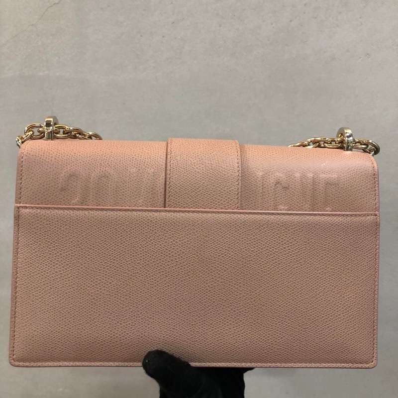 Dior Montaigne 30玫瑰粉金鍊肩背、斜背包-6