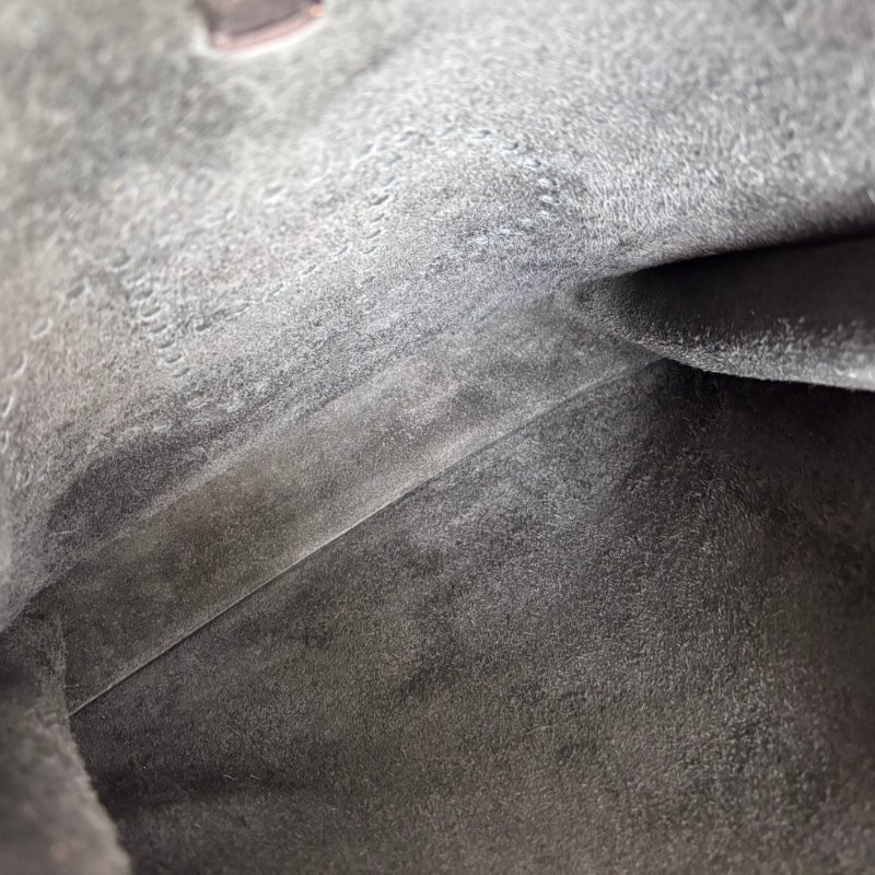 K刻全新::HERMES::Evelyne 29 黑色小牛皮銀釦鏤空洞H LOGO肩背包 斜背包-9