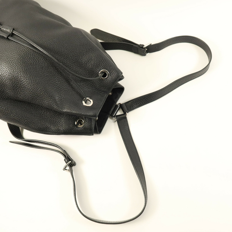 GUCCI 牛皮皮革Soho Backpack銀扣背包-3