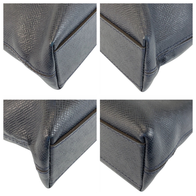 路易威登 Taiga Anton 海洋藍銀色五金皮革公文包，M34401，男士-3