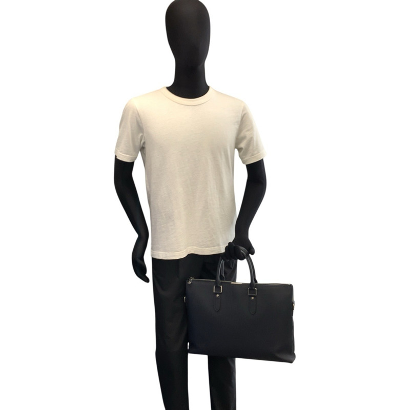 路易威登 Taiga Anton 海洋藍銀色五金皮革公文包，M34401，男士-5