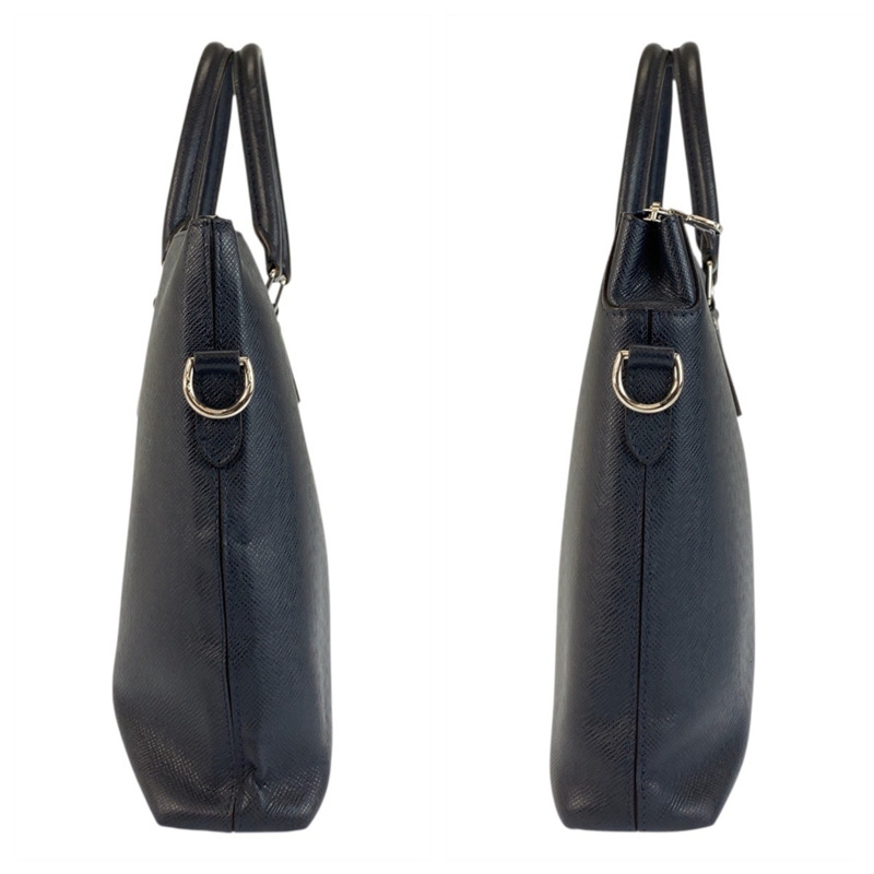 路易威登 Taiga Anton 海洋藍銀色五金皮革公文包，M34401，男士-6