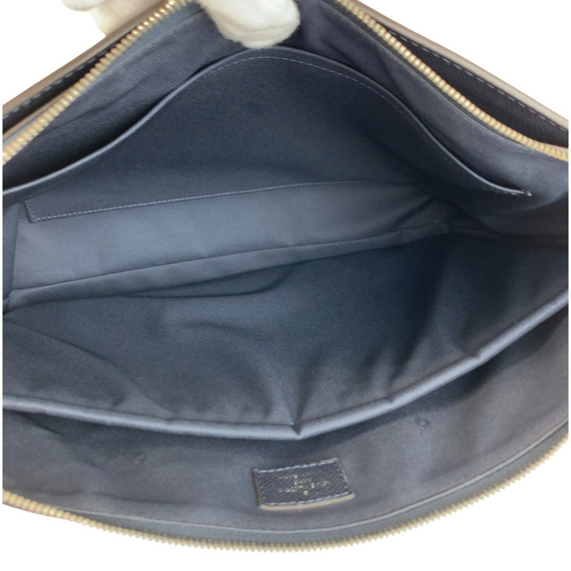 路易威登 Taiga Anton 海洋藍銀色五金皮革公文包，M34401，男士-8