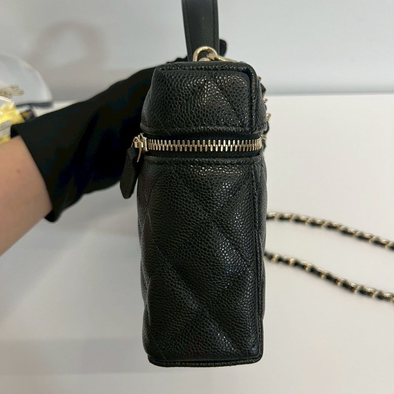 Chanel 26p LP包 黑金荔枝牛 晶片款 新款LP包-2