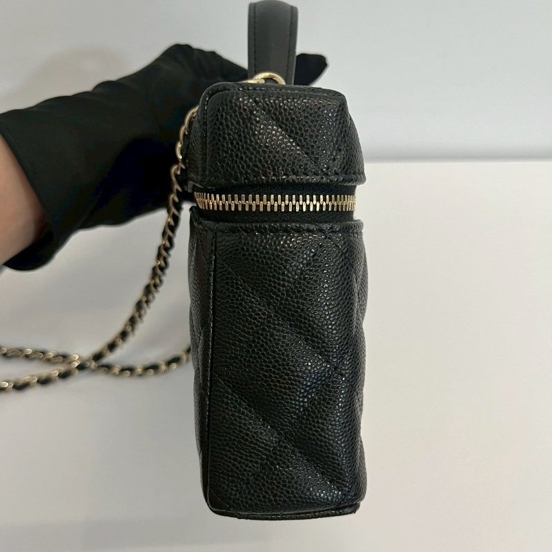 Chanel 26p LP包 黑金荔枝牛 晶片款 新款LP包-3