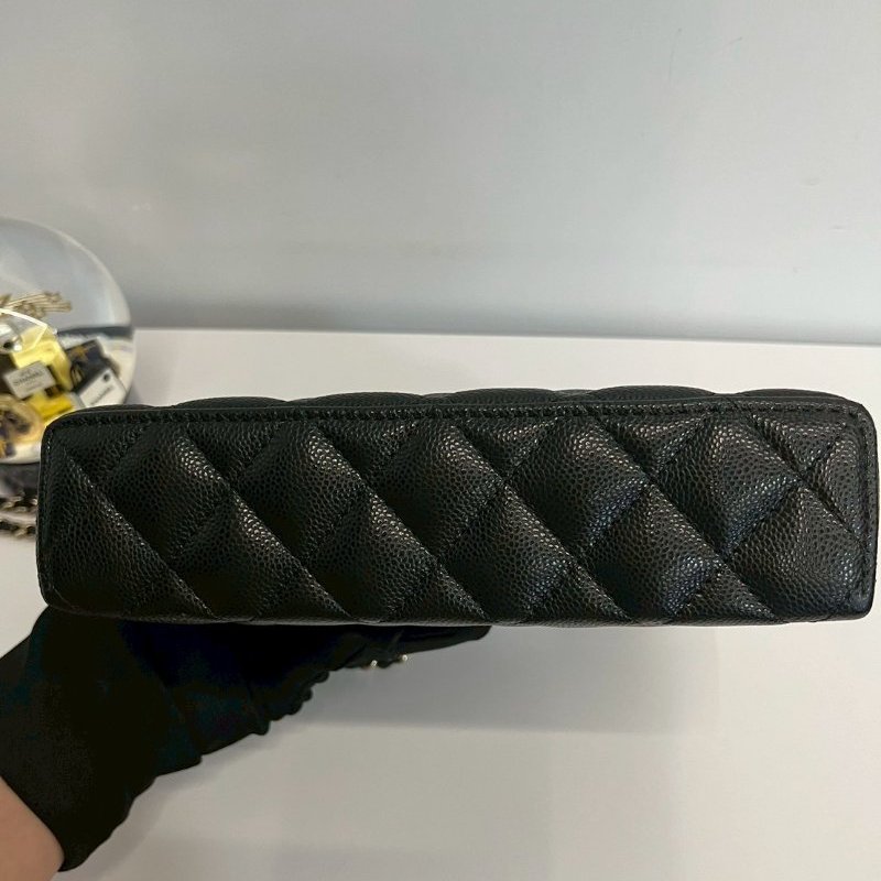 Chanel 26p LP包 黑金荔枝牛 晶片款 新款LP包-6