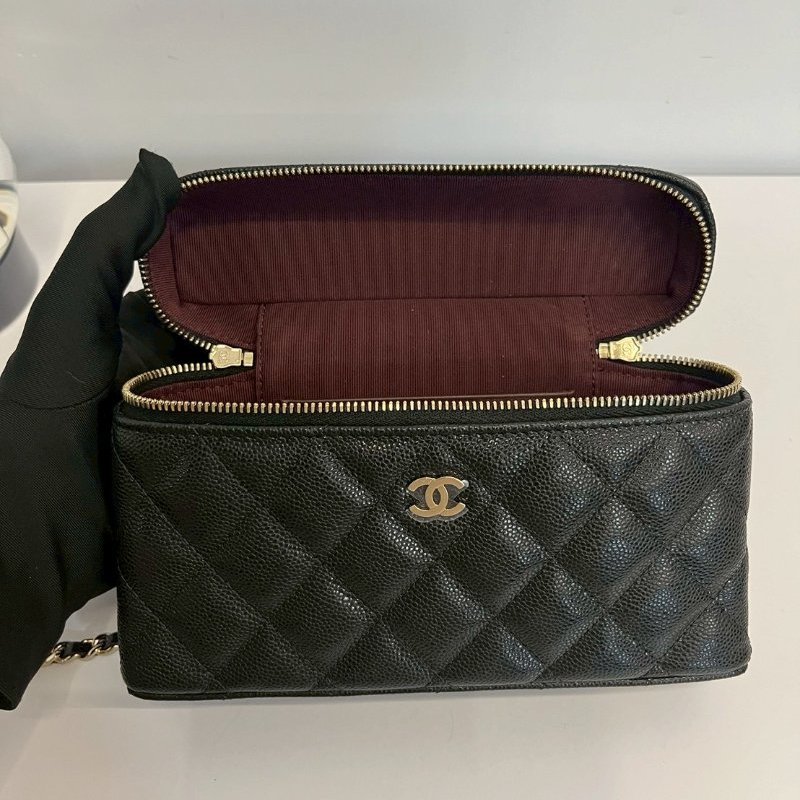 Chanel 26p LP包 黑金荔枝牛 晶片款 新款LP包-7