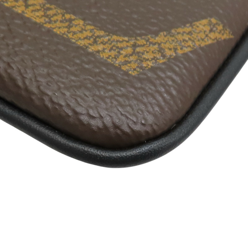 棕色 原花帆布 Pochette Trio 手拿包 M68756【LOUIS VUITTON LV 路易威登】 M68756-9