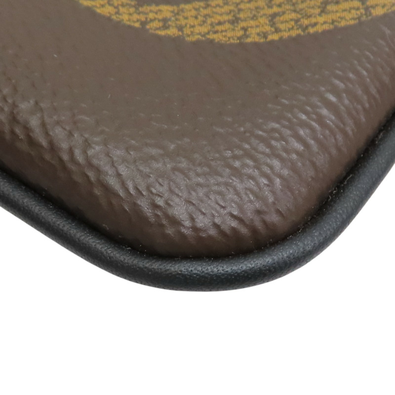 棕色 原花帆布 Pochette Trio 手拿包 M68756【LOUIS VUITTON LV 路易威登】 M68756-10