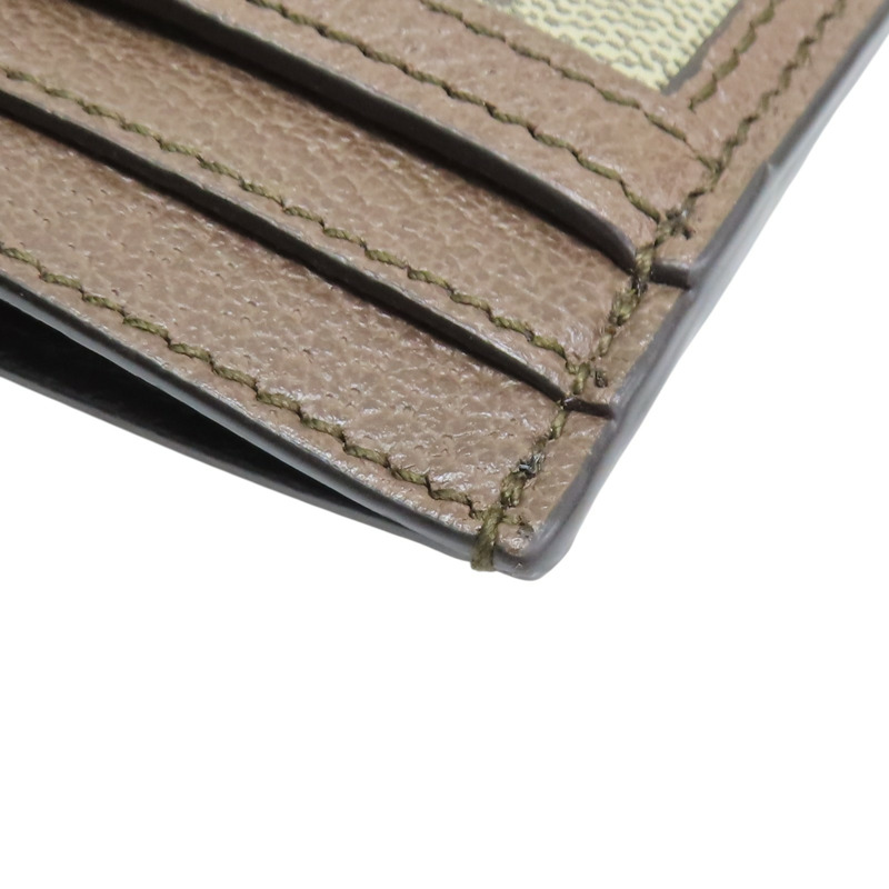 棕色 帆布 Ophidia Card Case 卡夾 名片夾 【GUCCI 古馳】 523159-8