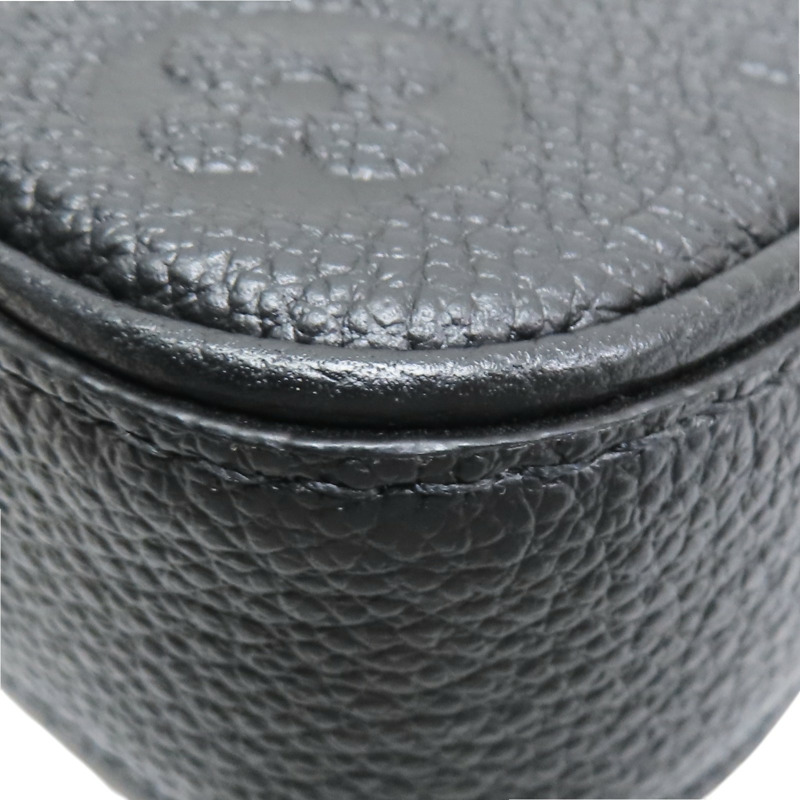 黑色 原花壓紋 牛皮 Easy Pouch O【LOUIS VUITTON LV 路易威登】 M80349-9