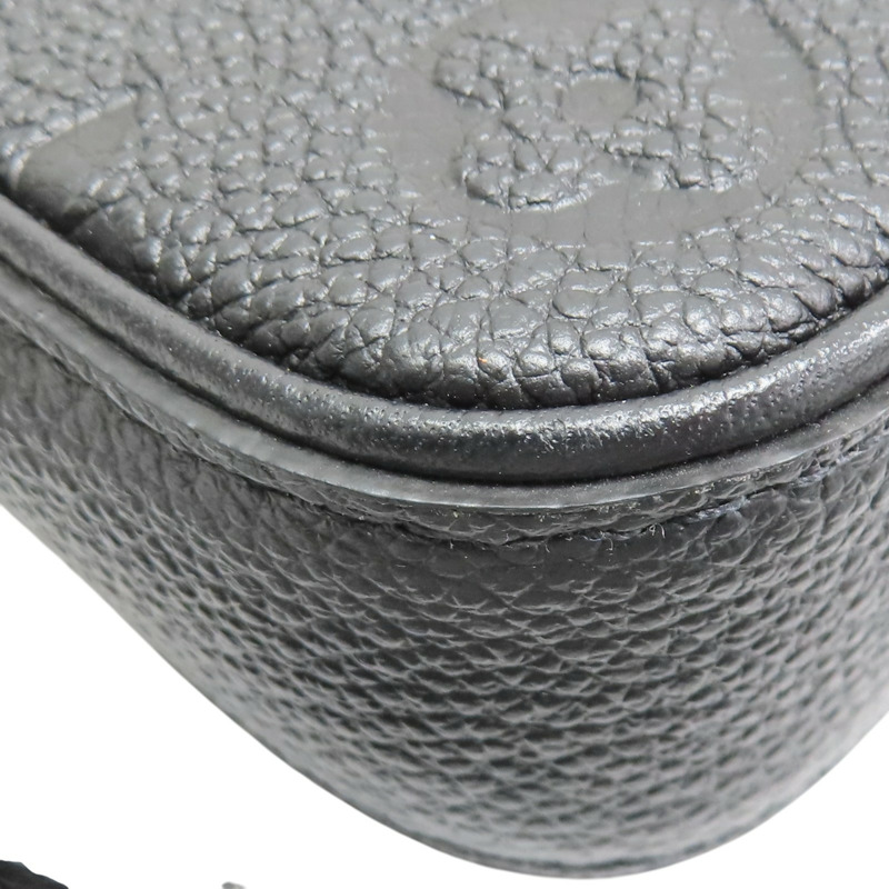 黑色 原花壓紋 牛皮 Easy Pouch O【LOUIS VUITTON LV 路易威登】 M80349-12