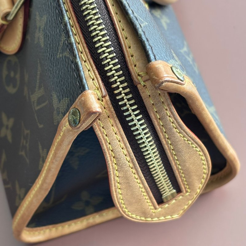 ::LOUIS VUITTON:: LV M40009 中古系列金球 三角包 腋下包 肩背包-5